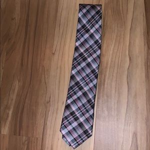 Jhane Barnes brand plaid tie